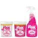 Stardrops - The Pink Stuff - The Miracle Laundry Stain Removing Kit - Oxi Powder Whites - Oxi Powder Colors - Oxi Stain Remover Spray (1 White's Powder 1 Color's Powder 1 Stain Remover)