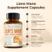 Lions Mane Supplement Capsules Mushroom Powder Blend with Lions Mane Powder Turkey Tail Shiitake Mushrooms & More Focus & Energy Supplements for Mood & Immune Support. Non-GMO. 60 Vegan Capsules - Buy Online on GoSupps.com