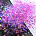 12 Color Cosmetic Glitter Holographic Glitter for Nail Body Face Hair Decoration Colorful purple