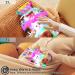 Oarencol Colorful 2L Hot Water Bottle with Cover - Rainbow Stripes for Pain Relief & Cramps - International Shipping Available - Buy Online on GoSupps.com