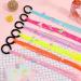 Vibrant Hifot Colorful Hair Strands for Kids - Synthetic Hair Extensions for Braids & Hairstyles (6 Pieces) - Buy Online on GoSupps.com