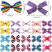JpGdn 50Pcs/25Pairs Big Dog Hair Bows for Medium Large Dogs | Rhinestone Floral Bowknot | Pink Blue Grooming Accessories - Buy Online on GoSupps.com