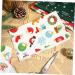 Operitacx Sewing Fabric Squares 20pcs Christmas Cloth Set Christmas Sewing Quilt Christmas Supply European and American Material - Buy Online on GoSupps.com