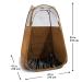 Shop Spray Tan Tent (Bronze) - Professional Pop-Up Booth Easy Setup No Logo Perfect for Sunless Tanning & Airbrush Art - Buy Online on GoSupps.com