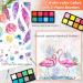 Deluxe Art Set with 186 Art Supplies, 24 Acrylic Paints, Crayons, Colored Pencils, 2 A4 Drawing Pads, 1 Coloring Book - Creative Gift Box for Artists, Beginners, Kids - Brown - Buy Online on GoSupps.com