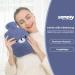 Cozy Large 2L Hot Water Bottle with Soft Animal Cover - Dark Blue Bear for Pain Relief Perfect Gift for Family & Kids - Buy Online on GoSupps.com