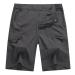Men's Stretchy Quick Dry Cargo Hiking Shorts Lightweight Work Shorts 6 Pockets for Cycling Travel Camping Dark Grey 32