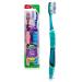 GUM Technique Deep Clean Toothbrush - Compact Soft - Soft Toothbrushes for Adults with Sensitive Gums - Extra Fine Bristles 2ct (6pk) Deep Clean - Soft Toothbrush 12 ct