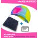 Aqua Speed Bath Cap + Microfiber Towel & E-Book | Silicone Swimming Cap for Adults & Kids | Colorful Bathing Aid - Buy Online on GoSupps.com
