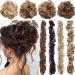 XXXL hair extension hair part hair tie updos voluminous curls unordetic dutt ponytail hair extension long ponytail gray blonde & bleach blonde