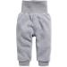 Playshoes Unisex Kid's Fleece-Pumphose Baby Pants 68 Grey/Melange - Cozy and Stylish Baby Bottoms - Buy Online on GoSupps.com