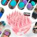 2 Pack Scalp Massager Shampoo Brush for Hair Growth, Dandruff Removal & Scalp Care - Soft Silicone Exfoliator for All Hair Types - Pink - Buy Online on GoSupps.com
