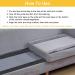 TEUVO Couch Cushion Non Slip Pads to Keep Couch Cushions from Sliding  Premium Hook and Loop Tape with Adhesive for Smooth Surfaces  11cm Wide and 1M Long - Buy Online on GoSupps.com