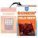 Dunkin' Cold Brew Ground Coffee Packs 8.46 oz - Pack of 6 - Buy Online on GoSupps.com