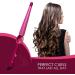 Mr Big Tapered Curling Wand - Long Barrel Ceramic Curling Iron for Long Hair | 6 Heat Settings Dual Voltage Auto Off - 2/3 to 1.25 Diameter - Buy Online on GoSupps.com