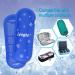 YOUSHARES Insulin Cooler Travel Case Ice Packs - Reusable & Suitable for Diabetic Insulin Storage(2 Packs) - Blue - Buy Online on GoSupps.com