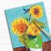 Faber-Castell Paint by Number Sunflowers Kit - Van Gogh Museum Series - Buy Online on GoSupps.com
