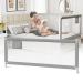 UMOMO Bed Rail for Toddlers, 76-in Extra Long, Portable Safety Bed Guardrail w/Double Safety Child Lock, Baby Bed Rail Guard, Fit King & Queen Full Twin Size Bed Mattress (76 INCH, Gray)
