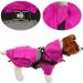Shop Waterproof Dog Cloak & Coat for Small/Medium Dogs - Windproof Jacket with Dish Ring - Fuchsie & Fox - Buy Online on GoSupps.com