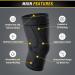 CAMBIVO 2 Pack Knee Compression Sleeve Support for Men and Women - Small Black | Ideal for Running, Hiking, Meniscus Tear, Arthritis, Joint Pain Relief - Buy Online on GoSupps.com