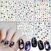 Alien Nail Art Stickers  Astronaut Earth Moon Star UFO Rocket Eyes Nail Sticker Holographic 3D Self-Adhesive Nail Art Decals Design  Nail Decal Supplies for Women Girls Manicure Charms Decorations