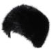 Soul Young Women's Winter Faux Fur Cossak Russian Style Hat in Black - Stylish and Warm Headwear for Cold Weather - Buy Online on GoSupps.com