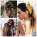 Shop Sibba 9-Piece Elastic Hair Ties with Bow & Rabbit Ears | Silk Ponytail Holders for Women & Girls International Shipping Available - Buy Online on GoSupps.com