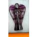 Yashcrystals Crystal Healing Gemstone Pocket Guardian Angels Reiki Powers 45mm to 50mm(Approx 2") Hand Carved (Purple Fluorite) - Buy Online on GoSupps.com
