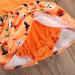 OFIMAN Baby Girl Romper Dress 12 Months | Newborn Lace Floral Outfit Bodysuit | Backless Sunflower Summer Dress - Orange - Buy Online on GoSupps.com