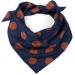 Stylbreaker Women's XL Hair Tie Retro Polka Dot Bow Scrunchie in Dark Blue Cognac Elastic Hair Band for Braid Styling - Buy Online on GoSupps.com