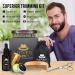 Beard Grooming Kit for Men - Stainless Japanese Scissors, Beard Balm, Oil, Brush, Comb - Professional Barber Gift Set - Buy Online on GoSupps.com