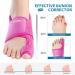 AVIDDA Bunion Corrector Kit - Adjustable Bunion Pain Relief Toe Separators for Men and Women - Hallux Valgus Correction Splint - Day Night Support - Pink - Buy Online on GoSupps.com