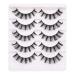 False Eyelashes Russian Strip Lashes Natural Look 3D Faux Mink Wispy Fluffy Volume Fake Eye Lashes Pack 5603