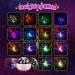 Unicorn Toys for Girls Vingtank Night Light Kids Girls Toys Age 4 5 6 7 8 Star Projector Kids Toys for 1-12 Year Old Girls Birthday Decorations Children Room Decor Green red - Buy Online on GoSupps.com