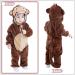 COOKY.D Unisex Winter Animal Hooded Baby Romper 3-6 Months - Dark Brown - Buy Online on GoSupps.com