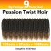 Passion Twist Hair 10 Inch 9 Packs Crochet Extensions for Black Women - T1b/27 - Buy Online on GoSupps.com