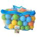 alldoro 60382 100 balls for ball pit made of plastic each 6 cm diameter colorful for toddlers including mesh carrying bag