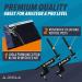 JOOLA Premium Avanti Table Tennis Net & Post Set - Portable 72 Regulation Size Ping Pong Screw On Clamp Net - White/Black - Buy Online on GoSupps.com