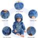 COOKY.D Unisex Winter Hooded Romper Jumpsuit Blue | 2-36 Months | 2-5 Months - Buy Online on GoSupps.com