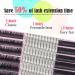 ALLOVE 3D C Curl 11mm Premade Fans Eyelash Extensions | Russian Volume 0.07 Short Stem Lash Extensions - Buy Online on GoSupps.com