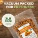 Organic Raw Walnuts 3lb - Vacuum Sealed, Non-GMO, Gluten-Free, Keto & Vegan Friendly - Buy Online on GoSupps.com