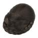 Imissu Braided Chignon Hair Cover - Chocolate Brown Donut Hair Tube Hair Tie & Wig Clips for Weddings - Updo Accessory - Buy Online on GoSupps.com