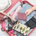 Anruyi 3-Piece Canvas Cosmetic Bag Set | Small Multifunctional Makeup Pouches with Zipper | Ideal for Keys Coins & Beauty Essentials | 20x14cm - Buy Online on GoSupps.com