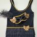5 Yard Cut of Black Chainette Fringe Trim - Trims by the Yard 4 | Premium Quality - Buy Online on GoSupps.com