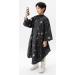 PERFEHAIR Kids Hair Cutting Cape with Sleeves | Professional Salon & Home Use | Black Space Print for Boys & Girls - Buy Online on GoSupps.com