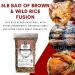 Goose Valley Brown and Wild Rice Fusion - Family Blend 5 lbs Pack of 2 | Vegan & Gluten-Free Rice Variety - Buy Online on GoSupps.com