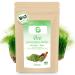 100% barley grass powder organic in raw food quality from German cultivation 500g - intensive green dried in active ingredients & ground - pure organic barley grass powder from curly superfood