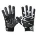 Cutters Gameday football glove recipient gloves ultra sticky grip youth and adult sizes (1 pair) adult - l/xl black