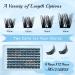 Lash Clusters 96 Pcs DIY Individual Eyelash Extensions | Thin Band & Soft | C-Mix (10-16mm) Hail - Buy Online on GoSupps.com