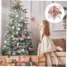 STOBAZA 3 Sets 12pcs Christmas Hollow Flower Christmas Glitter Simulated Wreath Flowers 16c Jesus Pe Blush - Buy Online on GoSupps.com